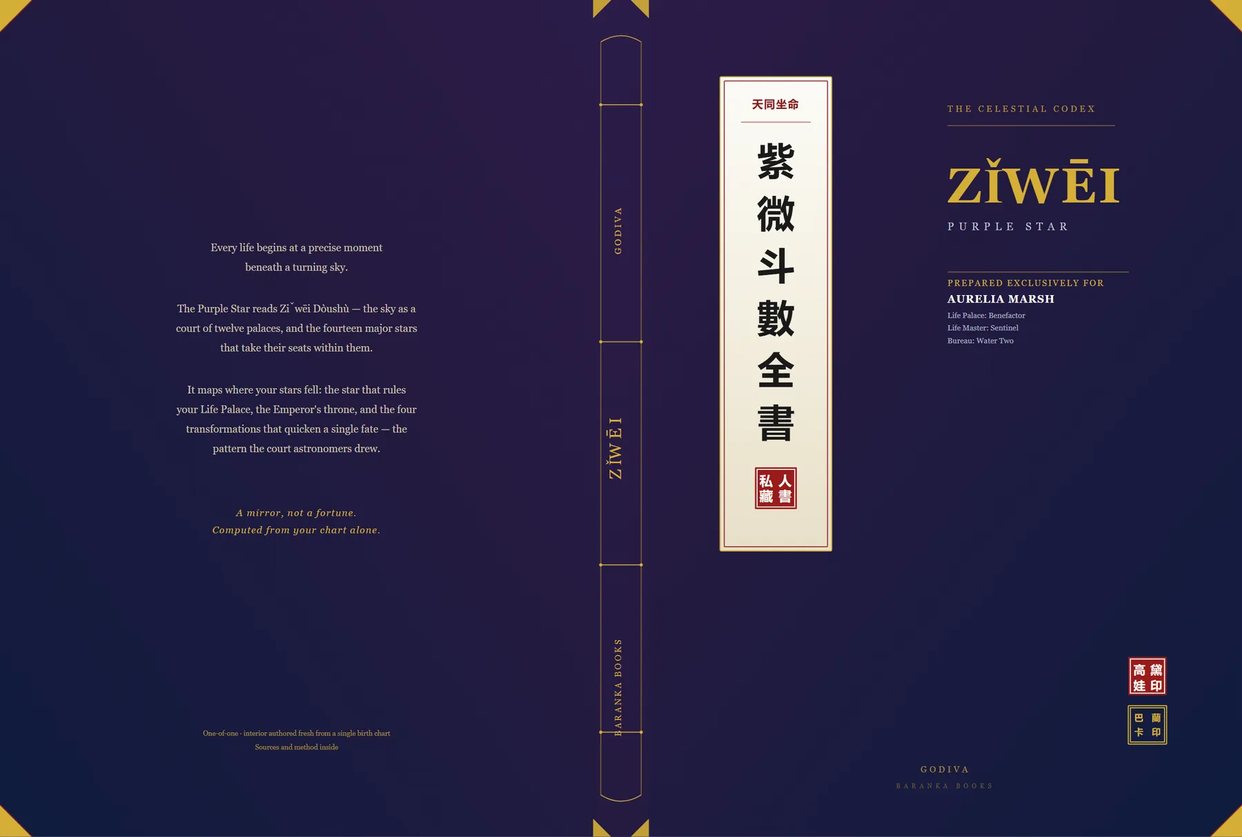 The Purple Star · Zǐwēi Dǒushù — cover